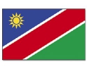 Namibia Fahne / Flagge am Stab | 30 x 45 cm