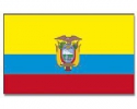 Ecuador Fahne / Flagge am Stab | 30 x 45 cm