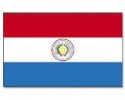 Paraguay Fahne / Flagge am Stab | 30 x 45 cm