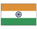 Indien Fahne / Flagge am Stab | 30 x 45 cm