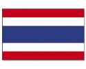 Thailand Fahne / Flagge am Stab | 30 x 45 cm