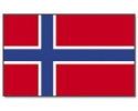 Norwegen Fahne / Flagge am Stab | 30 x 45 cm