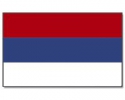 Serbien Fahne / Flagge am Stab | 30 x 45 cm