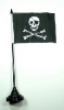 Piraten Tisch-Fahne mit Fuss | 11 x 16 cm