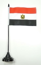 gypten Tisch-Fahne mit Fuss | 11 x 16 cm