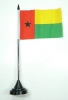 Guinea Bissau Tisch-Fahne mit Fuss | 11 x 16 cm