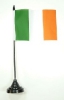 Irland Tisch-Fahne mit Fuss | 11 x 16 cm