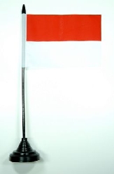 Schtzenfest Tisch-Fahne mit Fuss | 11 x 16 cm