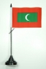 Malediven Tisch-Fahne mit Fuss | 11 x 16 cm