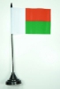Madagaskar Tisch-Fahne mit Fuss | 11 x 16 cm