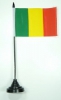Mali Tisch-Fahne mit Fuss | 11 x 16 cm