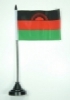 Malawi 1964 - 2010 Tisch-Fahne mit Fuss | 11 x 16 cm