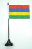 Mauritius Tisch-Fahne mit Fuss | 11 x 16 cm