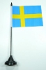 Schweden Tisch-Fahne mit Fuss | 11 x 16 cm