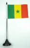 Senegal Tisch-Fahne mit Fuss | 11 x 16 cm