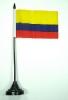 Kolumbien Tisch-Fahne mit Fuss | 11 x 16 cm