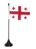 Georgien Tisch-Fahne mit Fuss | 11 x 16 cm