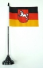 Niedersachsen Tisch-Fahne mit Fuss | 11 x 16 cm