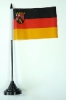 Rheinland Pfalz Tisch-Fahne mit Fuss | 11 x 16 cm