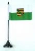 Sachsen Tisch-Fahne mit Fuss | 11 x 16 cm
