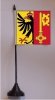 Genf GE Tisch-Fahne mit Fuss | 11 x 11 cm