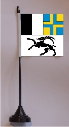 Graubnden GR Tisch-Fahne mit Fuss | 11 x 11 cm