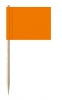 Mini-Fahnen orange | 30 x 40 mm