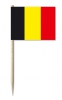 Mini-Fahnen Belgien | 30 x 40 mm