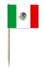 Mini-Fahnen Mexiko | 30 x 40 mm