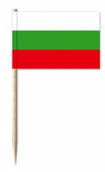 Mini-Fahnen Bulgarien | 30 x 40 mm
