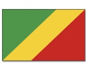 Kongo  Republik Fahne / Flagge am Stab | 30 x 45 cm