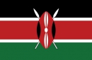 Kenia Fahne / Flagge am Stab | 30 x 45 cm