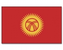 Kirgisistan Fahne / Flagge am Stab | 30 x 45 cm