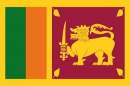Sri Lanka Fahne / Flagge am Stab | 30 x 45 cm