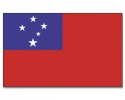 Samoa, West Fahne / Flagge am Stab | 30 x 45 cm