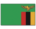 Sambia Fahne / Flagge am Stab | 30 x 45 cm