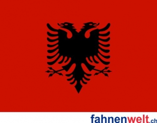 Albanien Fahne gedruckt | 60 x 90 cm