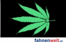 Cannabis  Fahne gedruckt | 90 x 150 cm