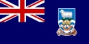 Falklandinseln Fahne gedruckt | 90 x 150 cm
