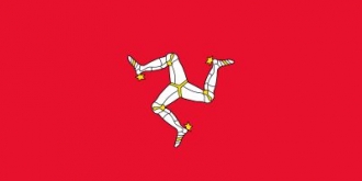 Isle of Man Fahne gedruckt | 90 x 150 cm