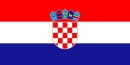 Kroatien Fahne gedruckt | 60 x 90 cm