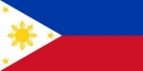 Philippinen Fahne gedruckt | 60 x 90 cm