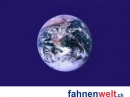 Planet Erde / Planet Earth  Fahne gedruckt | 90 x 150 cm