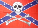 Rebel mit Pirat Fahne gedruckt | 90 x 150 cm