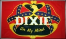 Rebell Dixie on my Mind Fahne gedruckt | 90 x 150 cm