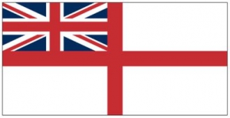 Britische Seekriegs- Fahne | white Ensign gedruckt | 90 x 150 cm