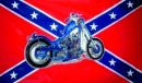 US Rebell Motorcycle Fahne gedruckt | Rebel Motorcycle 90 x 150 cm