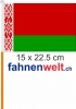 Belarus / Weissrussland Fahne / Flagge am Stab  Pack  4 Stck | 15 x 22.5 cm