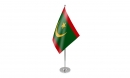 Mauretanien Tisch-Fahne neues Desgn DeLuxe ohne Stnder | 15.5  x 24 cm