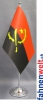 Angola Tisch-Fahne DeLuxe ohne Stnder | 15.5  x 24 cm